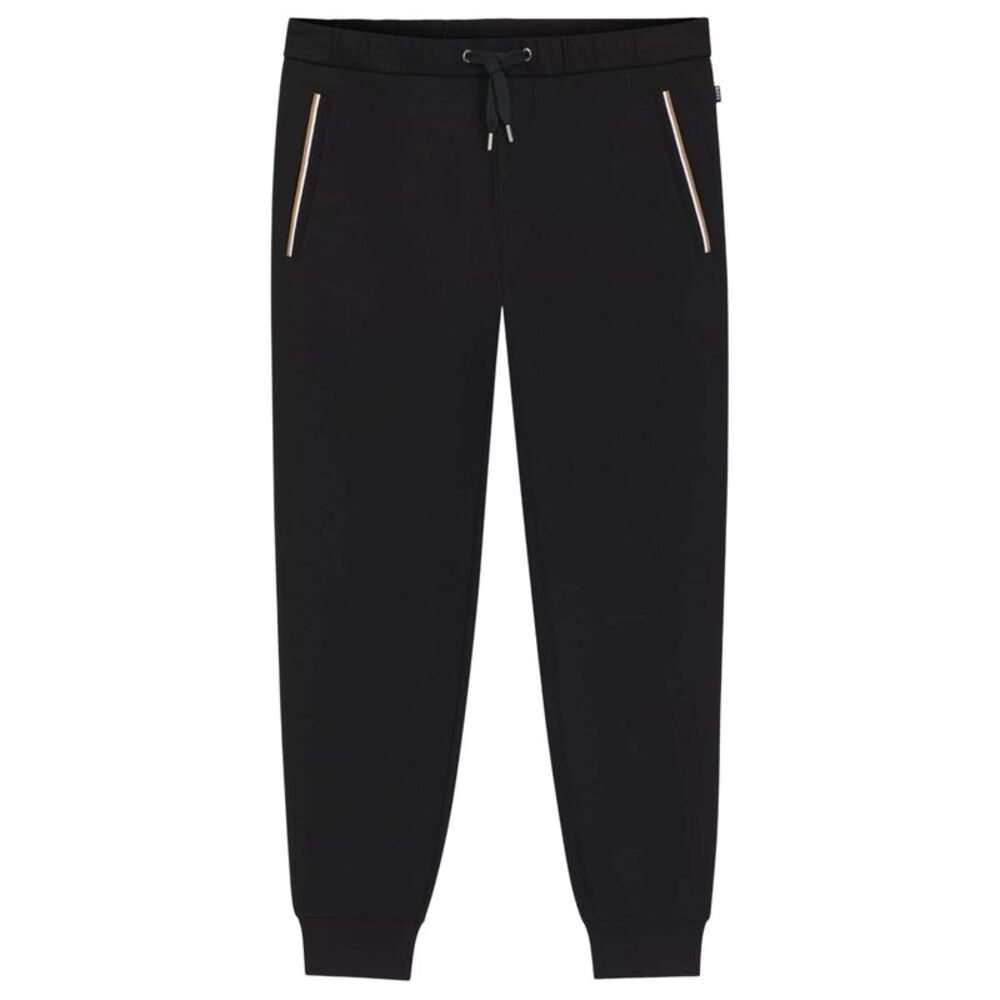 Boss Mens Contrast Detail Tapered Sweatpants / Dark Blue